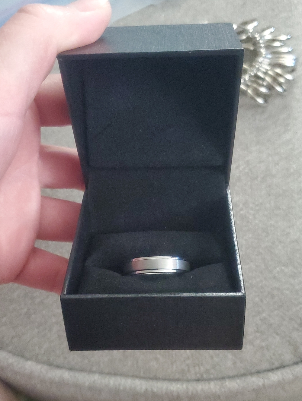 Now + Forever Men's Brushed Wedding Band Tungsten Carbide 6mm From Kay Jewelers
